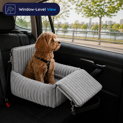 MrFluffyFriend™ - Safe & Cosy Dog Car Seat