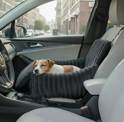 MrFluffyFriend™ - Safe & Cosy Dog Car Seat