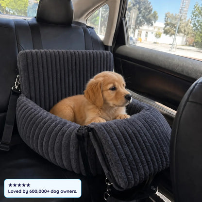 MrFluffyFriend™ - Safe & Cosy Dog Car Seat